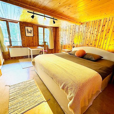Cozy Apartment In Vintage House In Kandersteg Bagian luar foto
