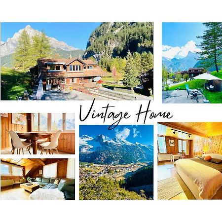 Cozy Apartment In Vintage House In Kandersteg Bagian luar foto