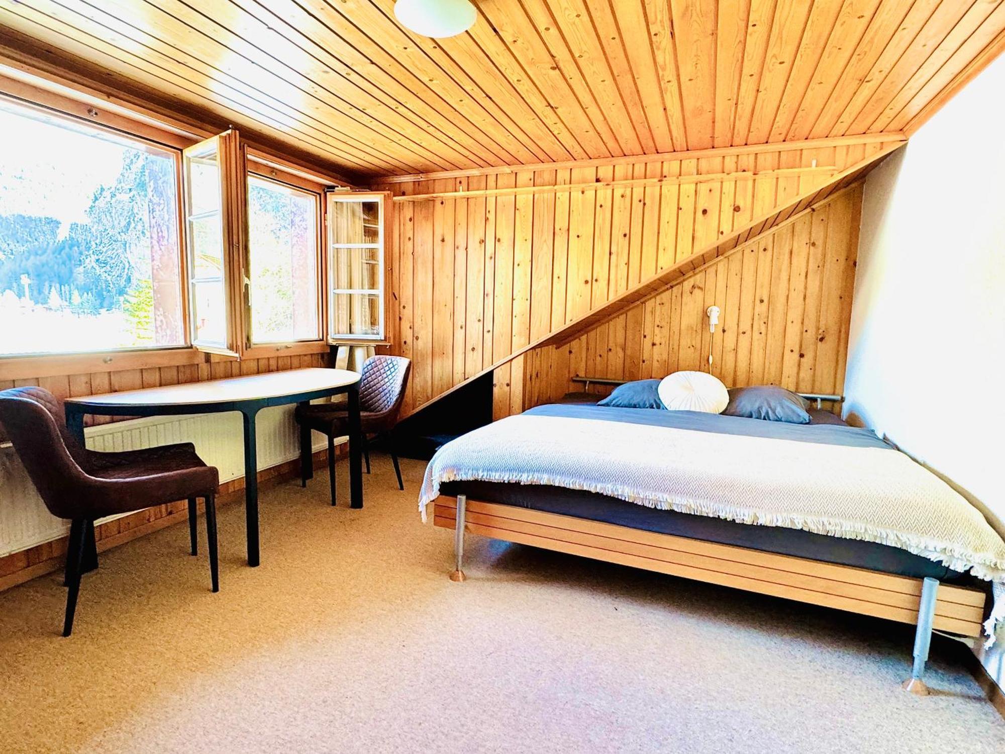 Cozy Apartment In Vintage House In Kandersteg Bagian luar foto