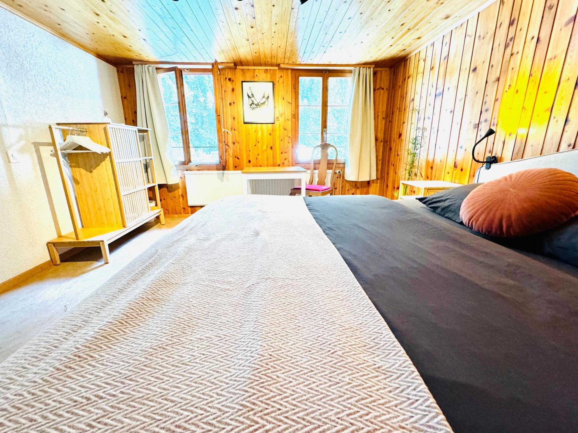 Cozy Apartment In Vintage House In Kandersteg Bagian luar foto